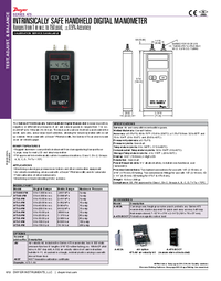 Thumbnail of document Data Sheet - 475 Intrinsically Safe Handheld Digital Manometer